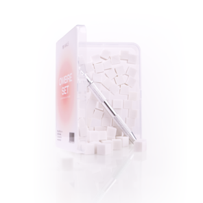 Gąbeczki do ombre z holderem Ombre Set 100 szt.