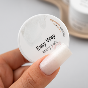 Żel budujący Easy Way Milky Soft Glossy 15g
