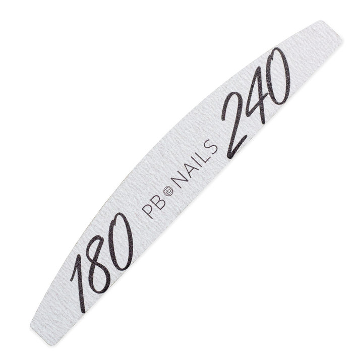 Pilniki do paznokci Łódka Essence 180/240 25 szt