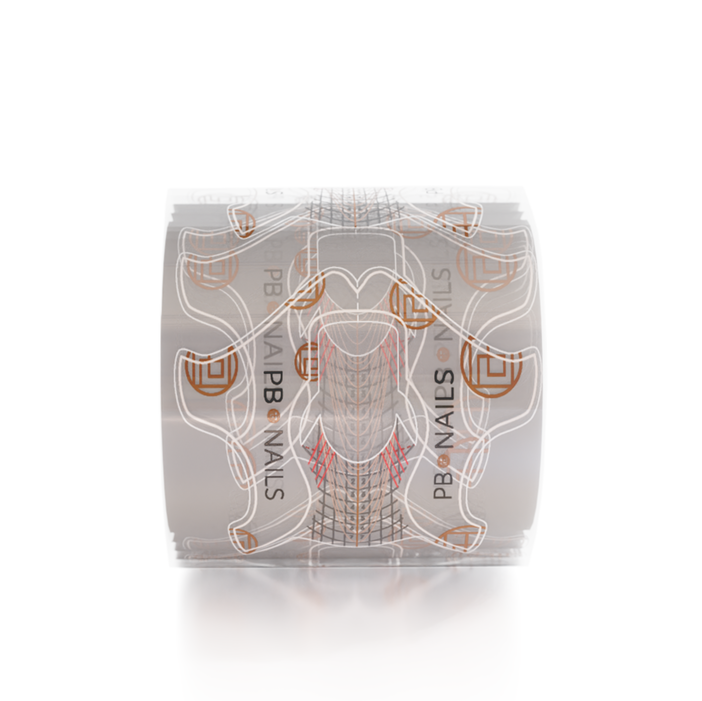 Transparentne formy do przedłużania paznokci 300 szt.