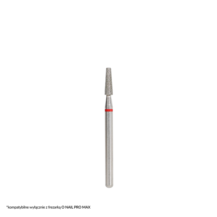 O NAIL PROFESSIONAL NAIL DRILL BIT #6 Diamentowy frez ścięty stożek