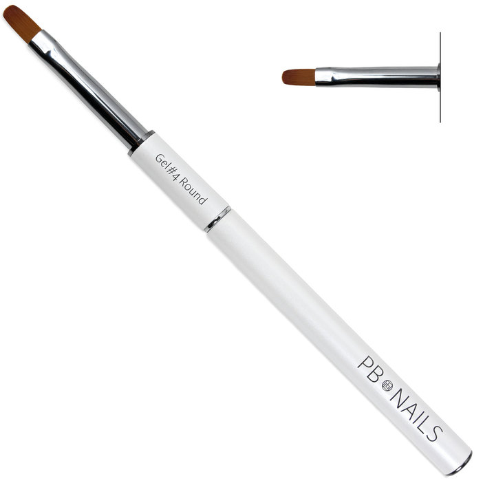 Pędzelek do żelu Gel Brush Round #4