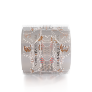 Transparentne formy do przedłużania paznokci 300 szt.