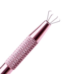 Różowy holder/uchwyt do gąbeczek ombre