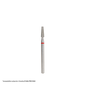 O NAIL PROFESSIONAL NAIL DRILL BIT #6 Diamentowy frez ścięty stożek