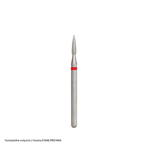 O NAIL PROFESSIONAL NAIL DRILL BIT #8 Diamentowy frez długi płomyk